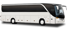 a plain white minibus